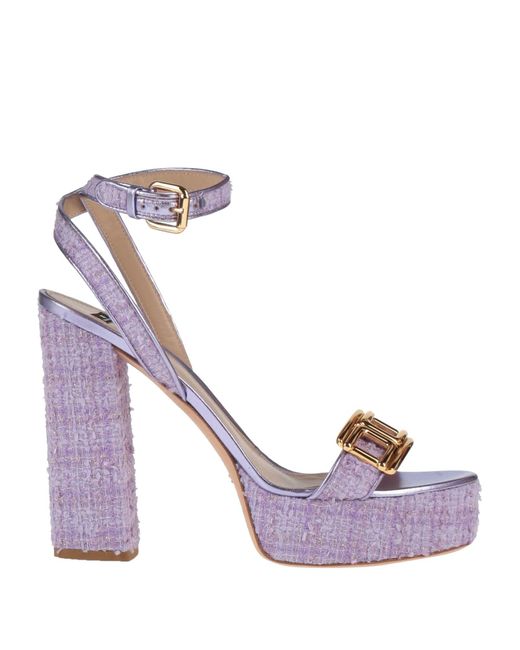 Elisabetta Franchi Purple Sandals