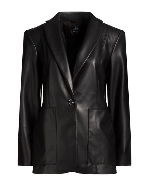 ARMANI EXCHANGE Black Blazer Polyester