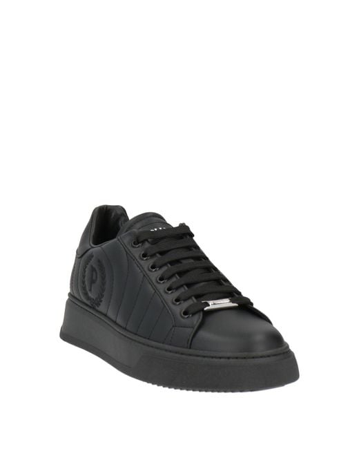 Pollini Black Sneakers Leather