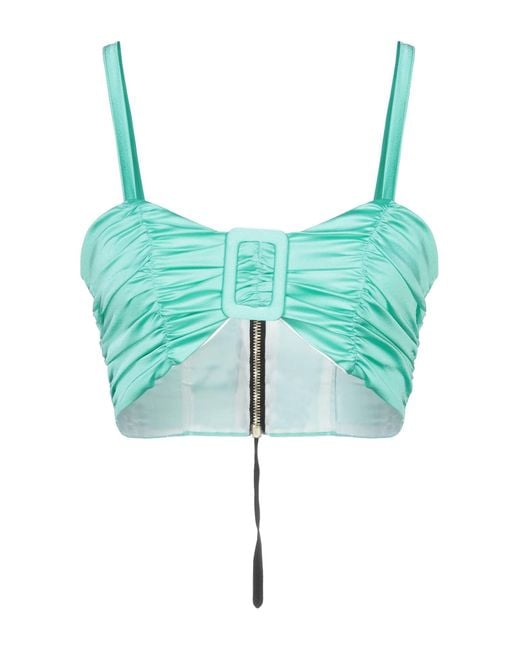 Nineminutes Green Top Polyester, Elastane