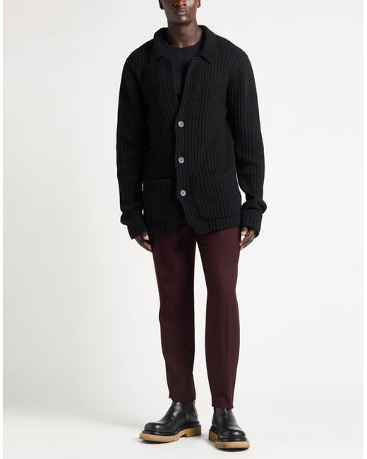 Alpha Studio Black Cardigan for men