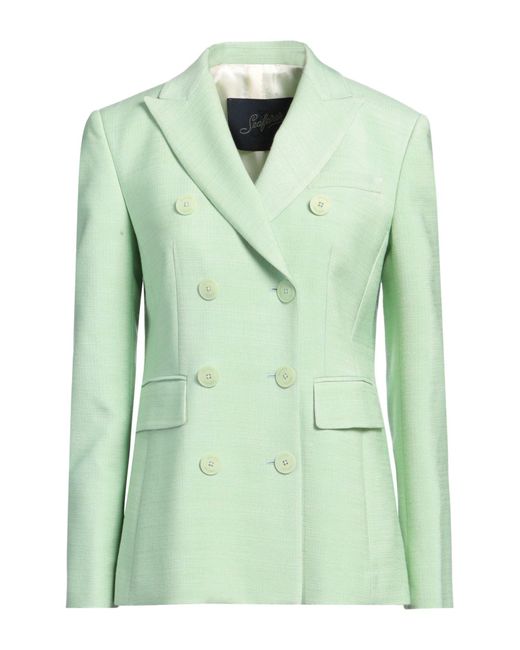 Seafarer Green Blazer Viscose