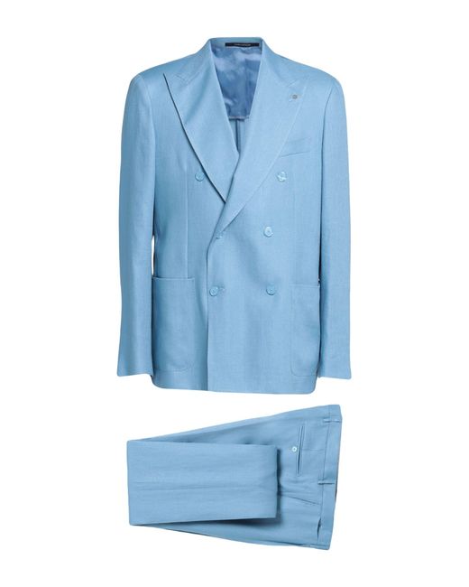Tagliatore Blue Suit for men