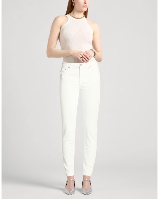Blauer White Jeans Cotton, Elastane
