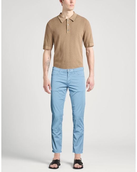 Harmont & Blaine Blue Trouser for men