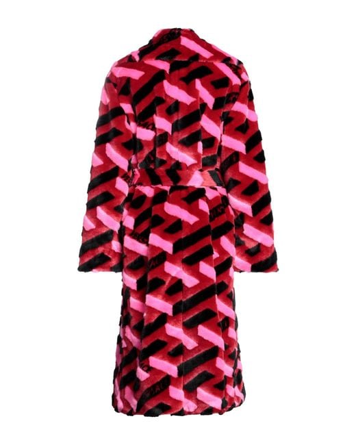 Versace Red Teddy Coat