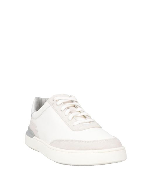 Clarks White Trainers for men