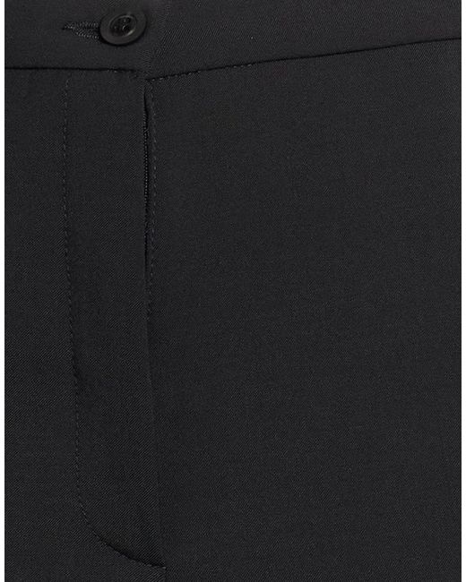 Gardeur Black Pants Polyester, Virgin Wool, Elastane