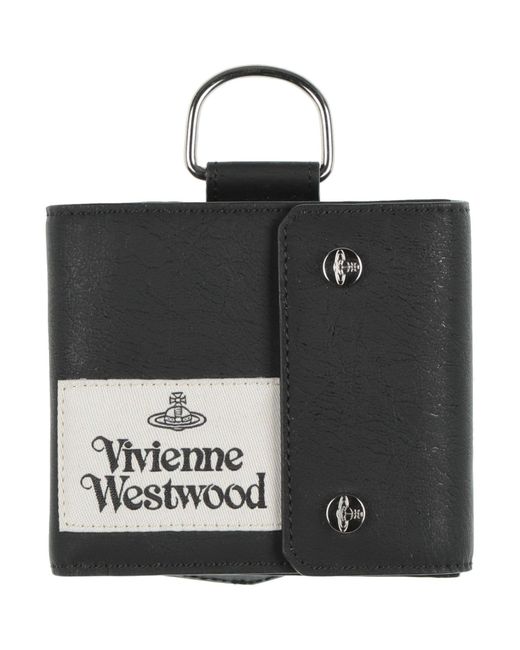 Vivienne Westwood Black Wallet Leather for men