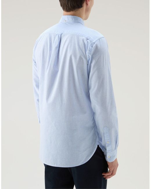 Camisa Woolrich de hombre de color Blue