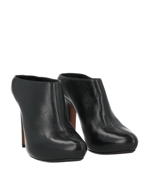 McQueen Black Mules & Clogs