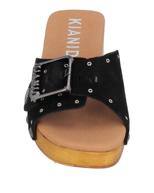 KIANID Black Mules & Clogs