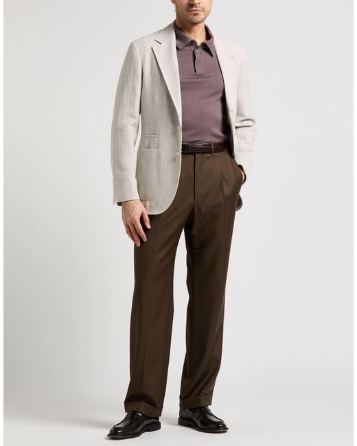 Brunello Cucinelli Gray Blazer for men