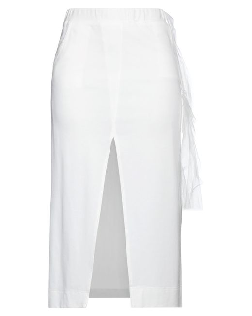 Gran Sasso White Maxi Skirt
