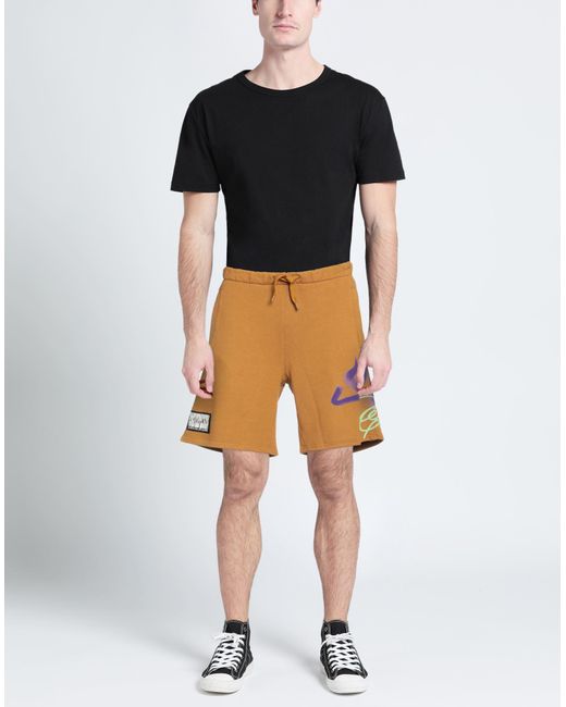 Just Cavalli Yellow Shorts & Bermuda Shorts for men