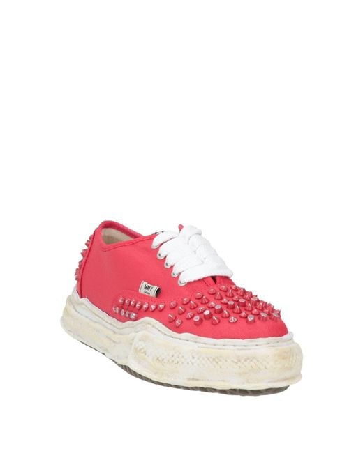 Maison Mihara Yasuhiro Pink Trainers for men