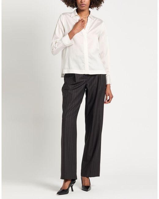 Peserico White Shirt Lyocell, Silk