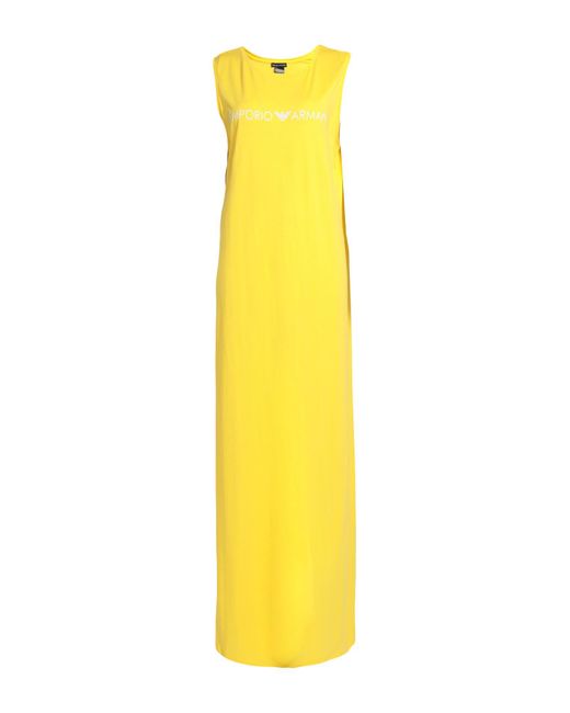 Vestido de playa Emporio Armani de color Yellow