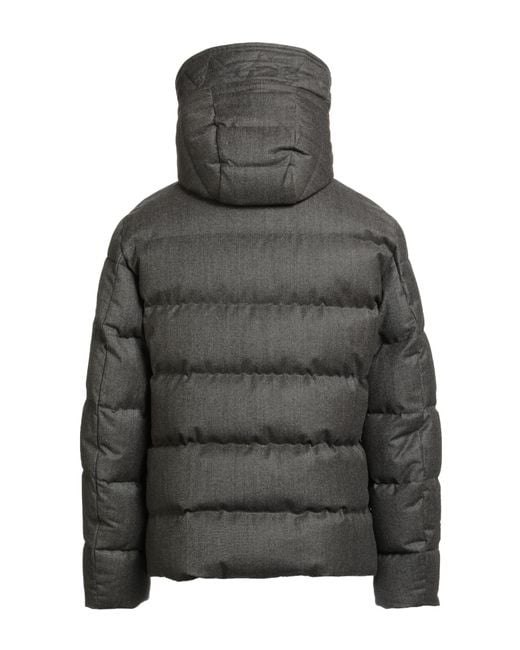 Moorer Gray Puffer Virgin Wool, Polyurethane for men