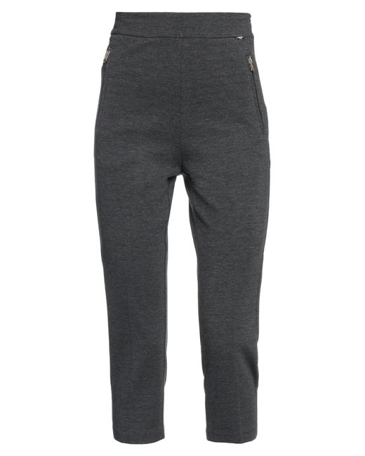 Fracomina Gray Cropped Trousers