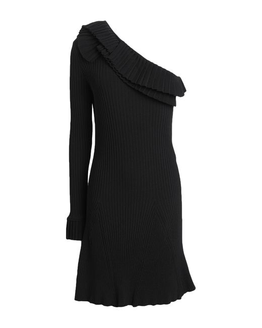 Emilio Pucci Black Mini Dress Viscose, Polyester