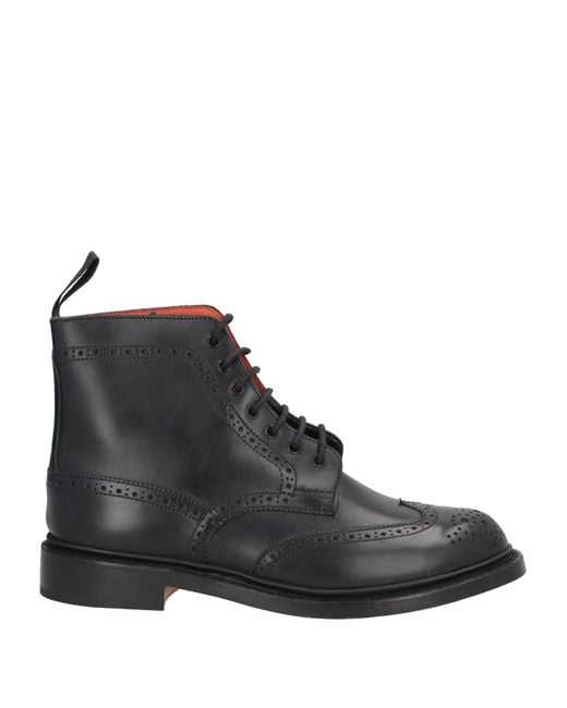 Tricker's Black Stiefelette