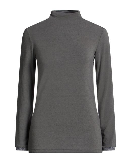 Niu Gray T-Shirt Viscose, Polyamide, Cashmere