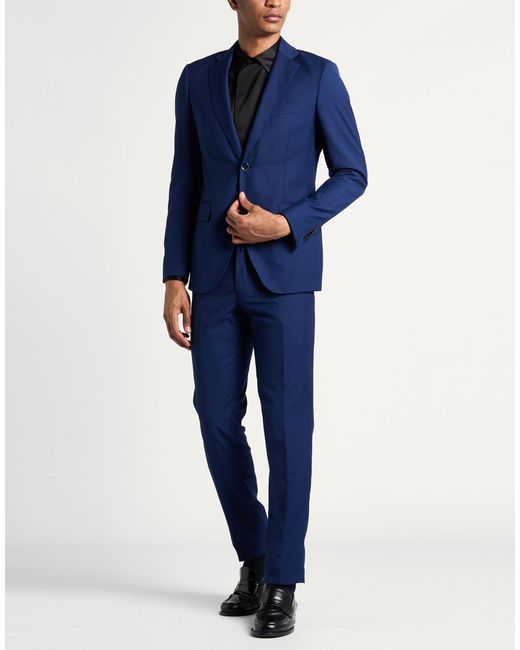 Roberto Cavalli Blue Suits for men