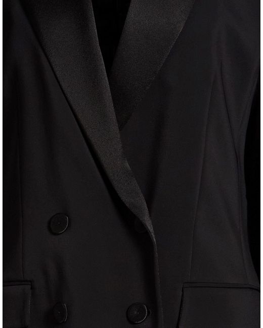 Alberta Ferretti Black Blazer Viscose, Elastane