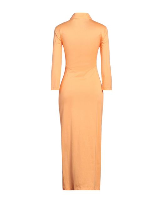 Karl Lagerfeld Orange Maxi Dress