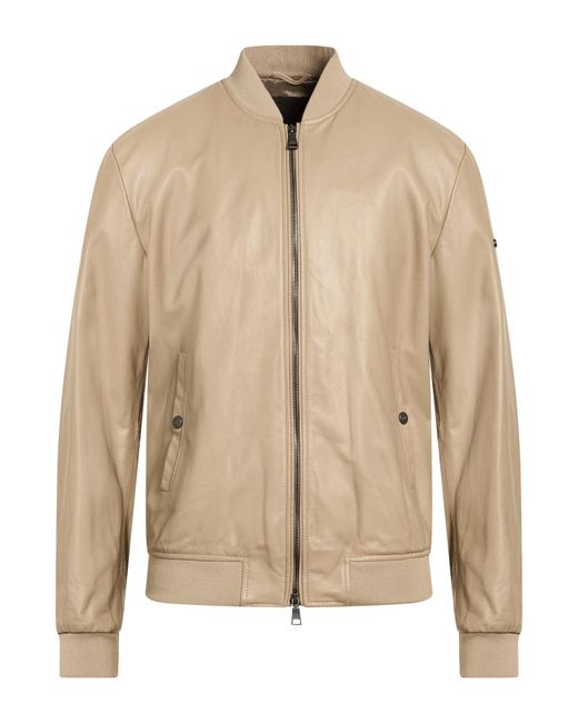 Add Natural Jacket Ovine Leather for men