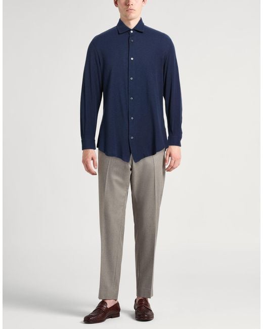 Fedeli Blue Shirts for men