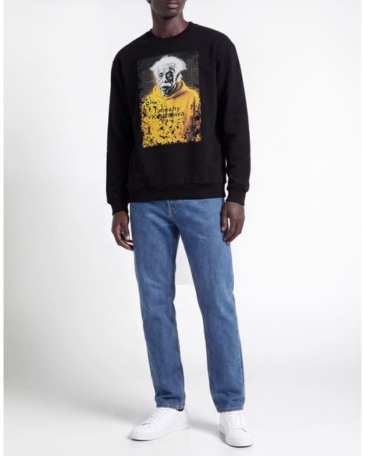 Takeshy Kurosawa Black Sweatshirt Cotton for men