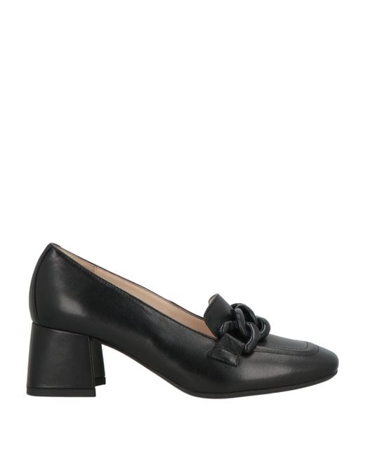 Nero Giardini Black Loafers Leather
