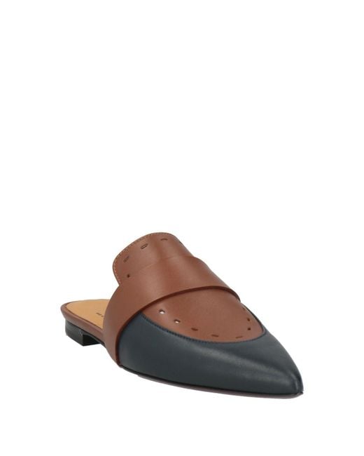 Testoni Brown Mules & Clogs