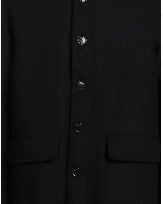 Peuterey Black Wool Midnight Coat Wool, Polyester, Polyurethane for men