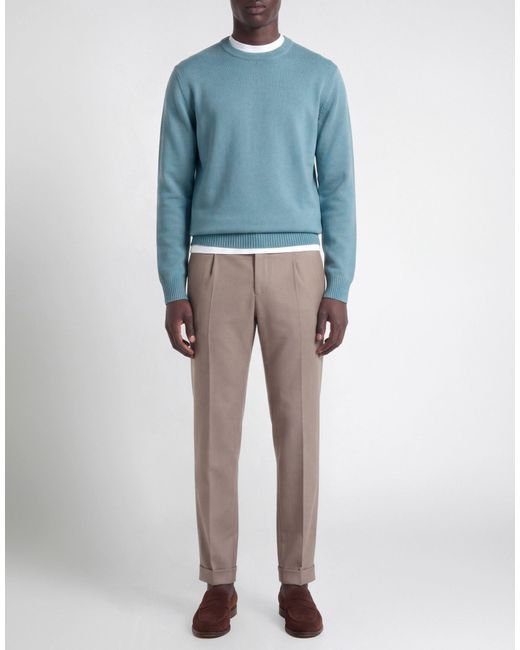 Gran Sasso Blue Sweater Virgin Wool for men