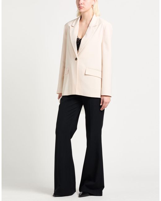 Please Natural Blazer Polyester, Elastane, Nylon