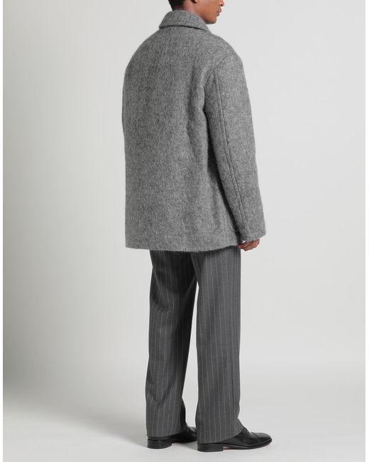 Manteau long Dries Van Noten pour homme en coloris Gray