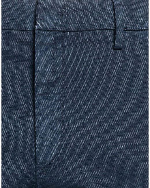 Dondup Blue Pants Cotton, Polyester, Elastane for men