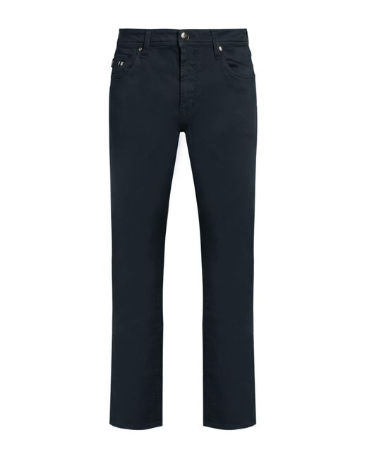 Tramarossa Blue Midnight Pants Cotton, Polyester, Elastane for men