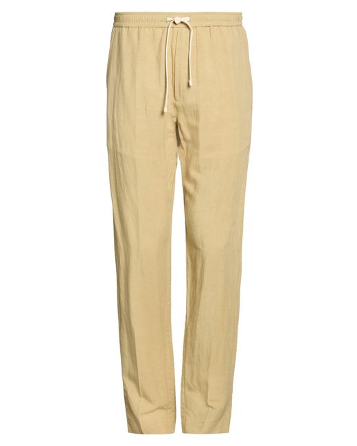 Liu Jo Natural Khaki Pants Viscose, Linen for men
