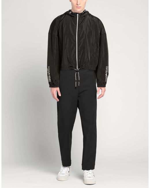 EA7 Black Jacket for men