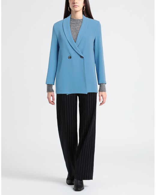 5 PROGRESS Blue Blazer Polyester, Elastane