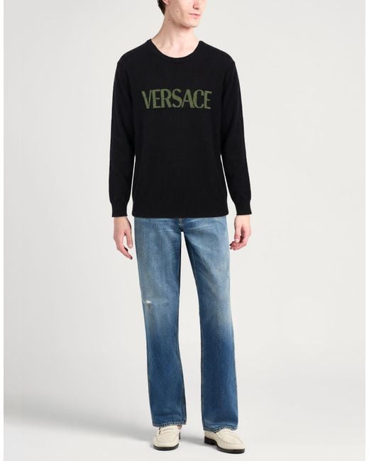 Pullover di Versace in Black da Uomo