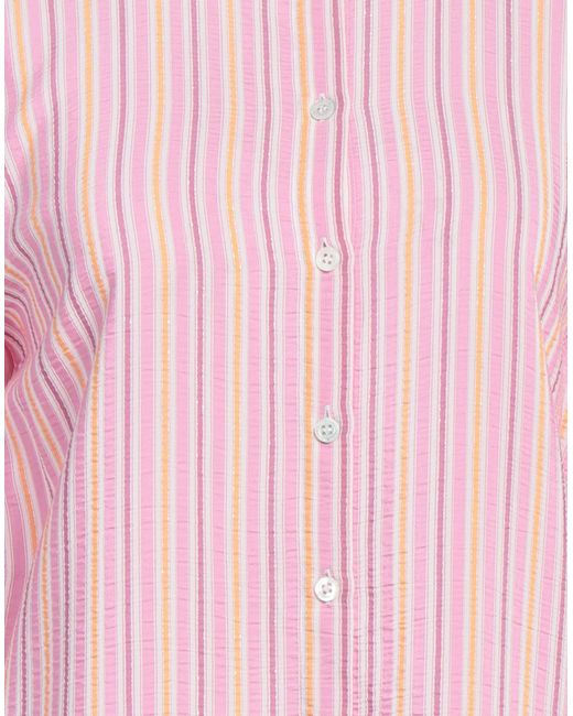 Patrizia Pepe Pink Shirt Viscose, Polyester, Silk