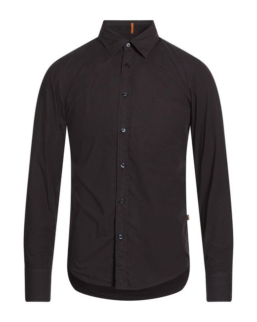 Boss Blue Shirt Cotton for men