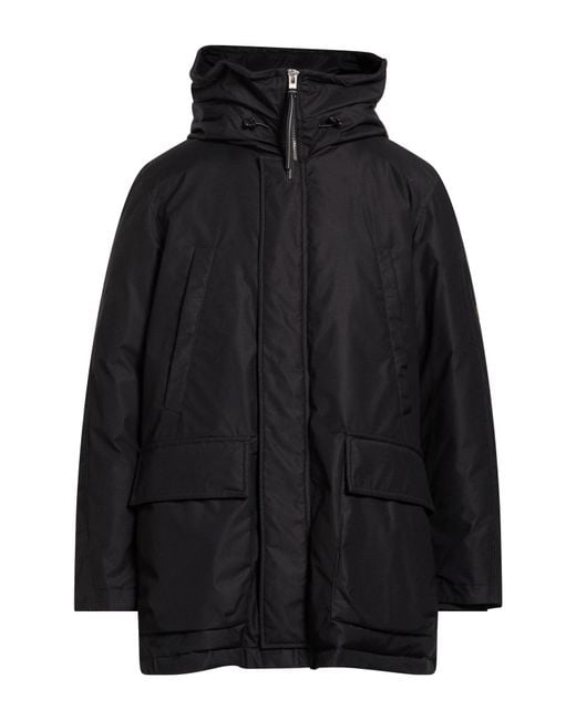 Spiewak Black Puffer Recycled Nylon, Organic Cotton for men