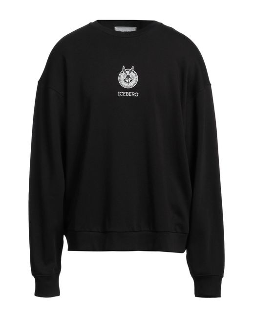 Iceberg Black Sweatshirt for men