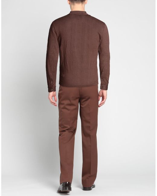 Gran Sasso Brown Sweater for men